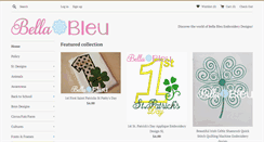 Desktop Screenshot of bellableuembroidery.com
